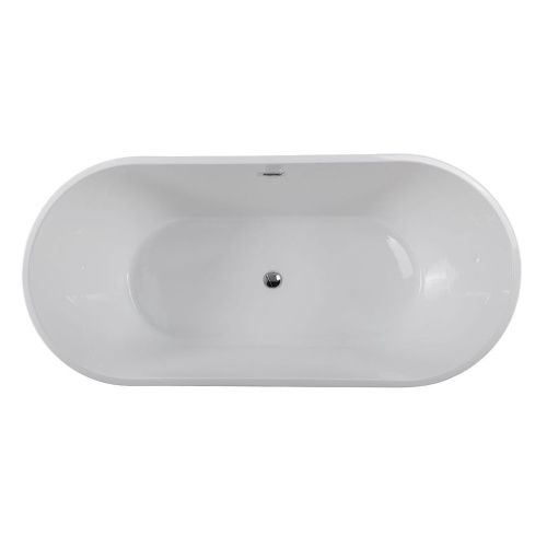 Ванна акриловая Art&Max AM-520-1700-790 170х80 отдельностоящая овальная - фото 4