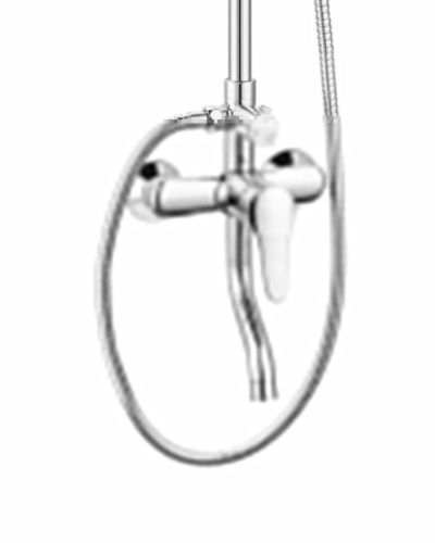 Душевая стойка OneLife P01-911cr настенная цвет хром - фото 4