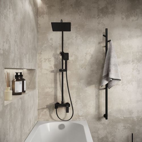 Душевая стойка Grossman Cosmo 500.K35.02.210 настенная цвет черный - фото 4