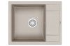 Кухонная мойка Granula 6002, ПИРИТ 60х50 цвет бежевый поверхность матовая