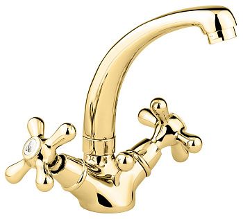 Смеситель Emmevi Deco Classic 12913/OR на раковину золото