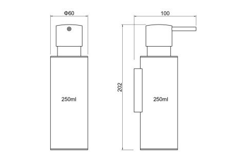 Дозатор Aquatek Оберон AQ4205BG
