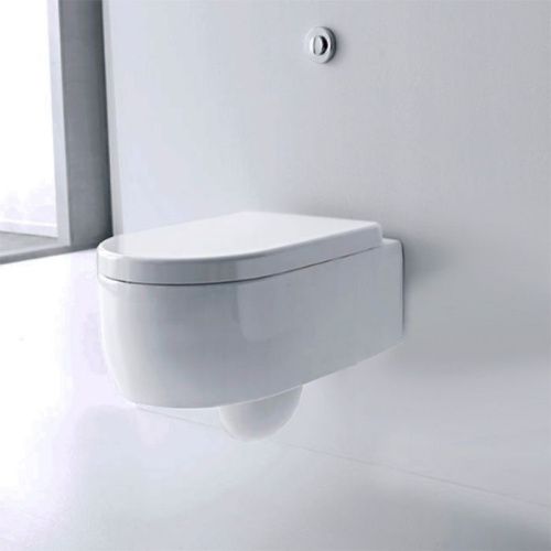 Чаша унитаза подвесная Kerasan Flo 311501 цвет белый без сиденья каскадный смыв