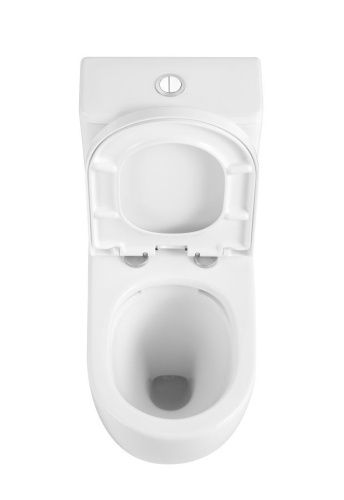 Унитаз-компакт напольный с бачком Iberica Blanca Bilbao alto IB.BLA.121.1B1 белый с сиденьем микролифт безободковый каскадный смыв - фото 4