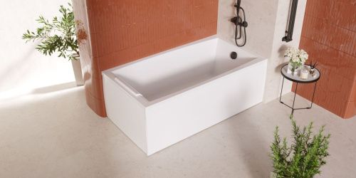 Ванна акриловая 1MarKa AELITA 01ае1890 180х90 пристенная прямоугольная без каркаса - фото 4