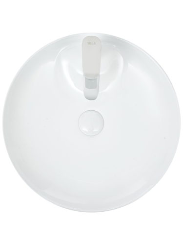 Раковина из сантехнического фаянса WeltWasser WW SK 10000004568 50 см накладная цвет белый 1 отверстие под смеситель - фото 3