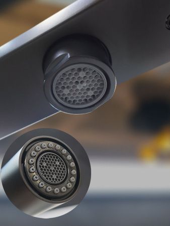 Смеситель для кухни AltroBagno Flusso AltroBagnoFlusso050204MB на мойку черный