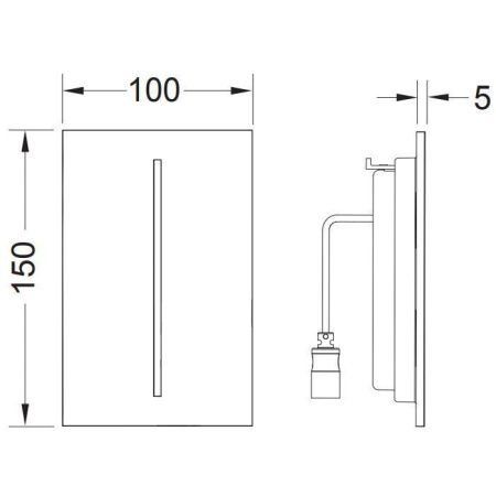 Лицевая панель Tece TECEfilo 9242066