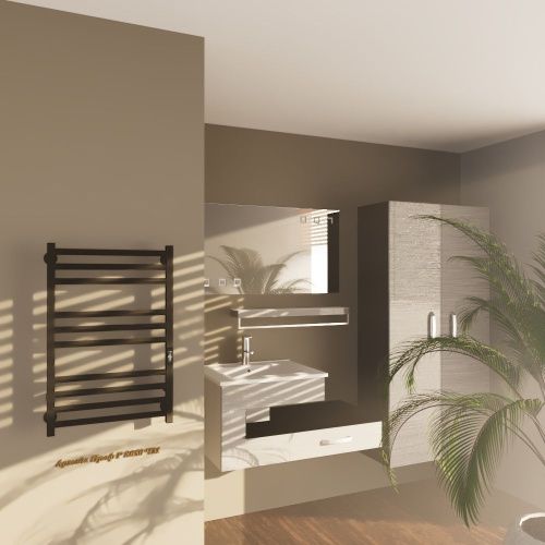 Полотенцесушитель электрический Altasan АрмадаПроф АрмадаПрофР8050ЧМ 55х80 черный - фото 2