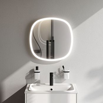 Зеркало с подсветкой Am.Pm Func M8FMOX0551WGS 60х60 подвесное