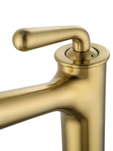 Смеситель для раковины Wonzon & Woghand Steam WW-88239008-BG на столешницу золото - фото 3