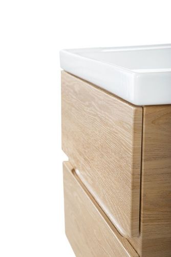 Тумба под раковину Art&Max TECHNO AM-Techno-900-2C-SO-LW674 90х50 подвесная цвет коричневый - фото 3