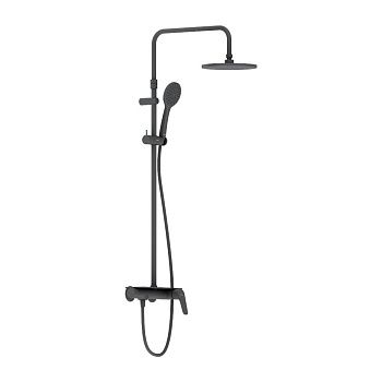 Душевая стойка Damixa Jupiter 977780300 настенная цвет черный