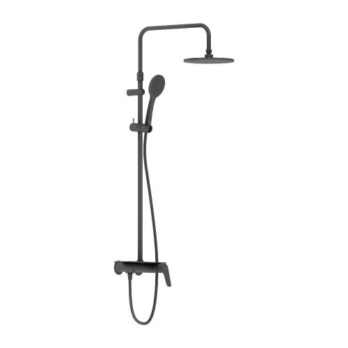 Душевая стойка Damixa Jupiter 977780300 настенная цвет черный