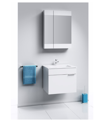 Тумба под раковину Aqwella Y Br.01.06/1/W 60х40 подвесная цвет белый - фото 3