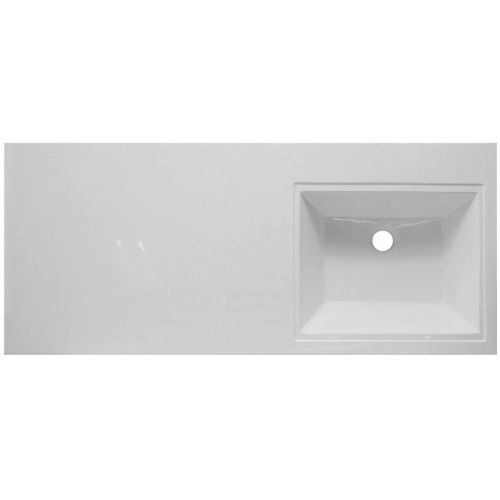 Тумба с раковиной Эстет Dallas Luxe 120 ФР-00001931 120х50 подвесная цвет белый - фото 5