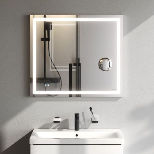 Зеркало с подсветкой Am.Pm Gem M91AMOX0803WG 80х70 подвесное