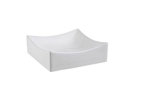Раковина из сантехнического фарфора Aquatek AQ5516-00 40х40 накладная цвет белый без отверстий под смеситель - фото 3