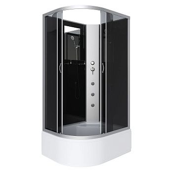 Душевая кабина Niagara Classic 25101434RBKG 120х80 асимметричная без крыши ориентация правая