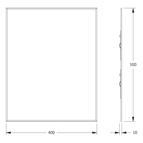 Зеркало Evoform Standard BY 0205 40х50 подвесное - фото 2