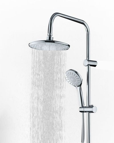 Душевая стойка Orange S06cr настенная цвет хром - фото 5