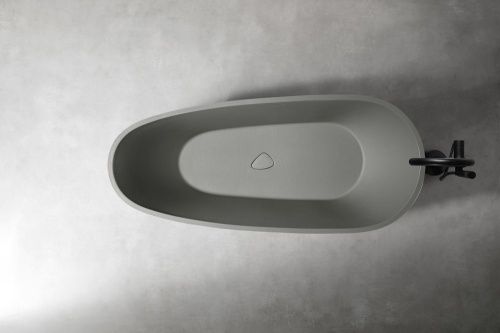 Ванна из искусственного камня Abber Dortmund AM9911MLG 170х75 отдельностоящая овальная с каркасом - фото 4