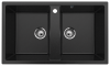 Кухонная мойка Ulgran Classic U-708-308 85х50 цвет черный