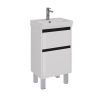 Тумба под раковину LeMark Combi LM03C50T-black 50х30 напольная цвет белый