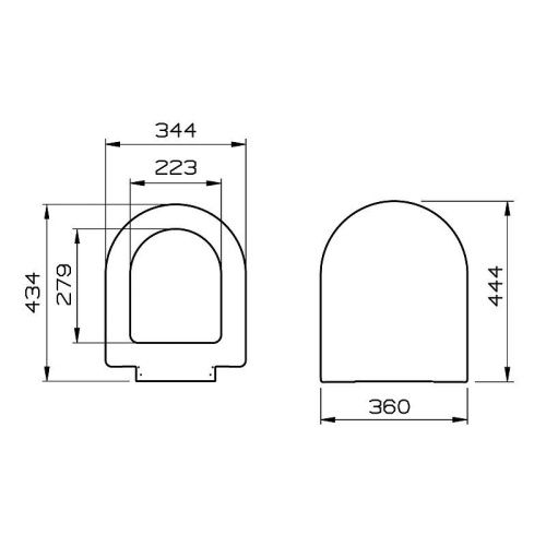 Крышка сиденье Vitra S50 72-003-309 - фото 2
