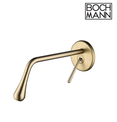 Смеситель для раковины BOCH MANN TROPFEN-MG BM8927 настенный золото - фото 3