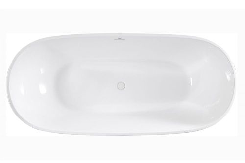Ванна акриловая Abber AB9263-1.8 180х80 отдельностоящая овальная с каркасом - фото 3