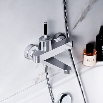 Смеситель для ванны и душа Damixa Arc 291000000 настенный хром