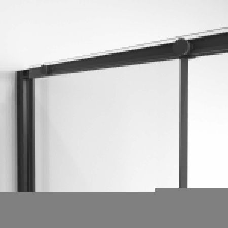 Душевая дверь Niagara Nova NG-84-14AB 140х195 стекло прозрачное профиль черный