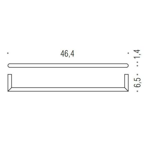 Полотенцедержатель Colombo Mini B4010.OM - фото 2