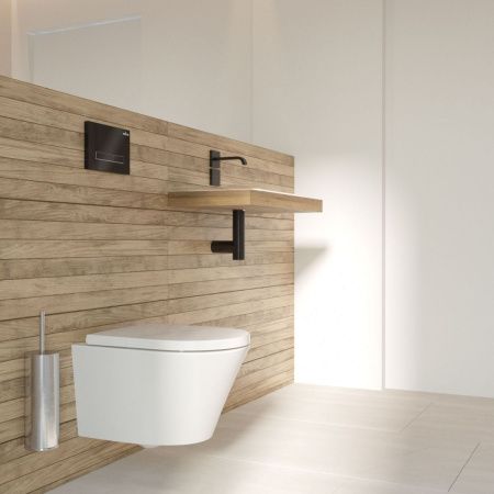 Унитаз подвесной Lavinia Boho Biore 3304003R белый глянцевый с сиденьем микролифт безободковый каскадный смыв