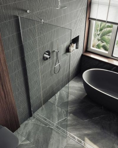 Душевая перегородка Maybah Glass MGD-1352-5ш 100х195 стекло прозрачное профиль хром - фото 2