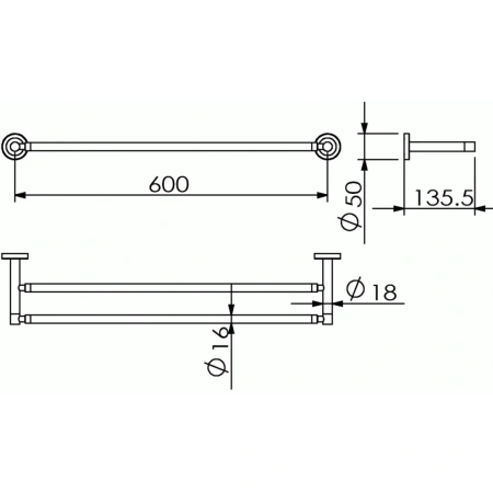 Полотенцедержатель Langberger BURANO 11002A