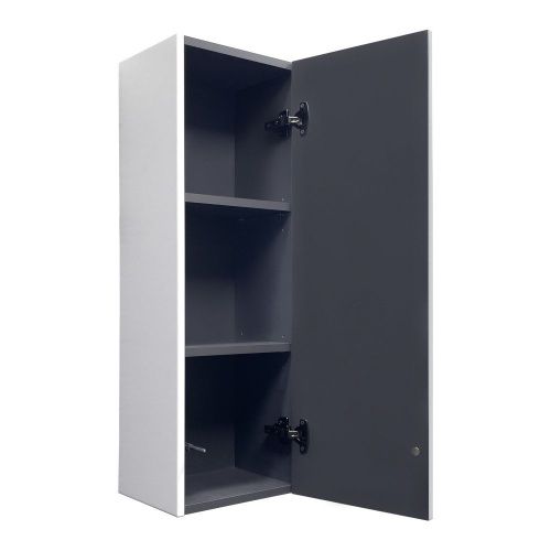 Шкаф Comforty Геленджик 00-00017848CF 30х90 подвесной цвет белый - фото 4
