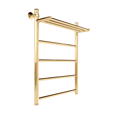 Полотенцесушитель водяной Indigo Line LLSHW70-50GDPK3 55х70 золото - фото 3