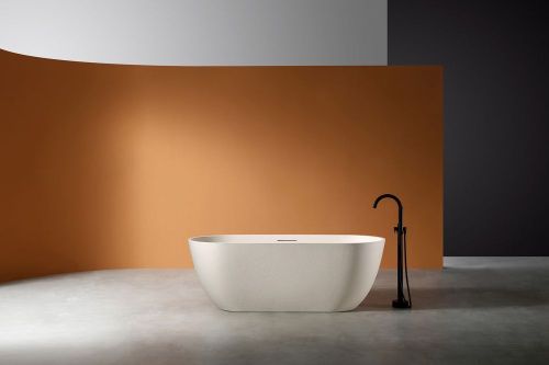 Ванна из искусственного камня Abber Frankfurt AM9941MBE 170х75 отдельностоящая овальная с каркасом - фото 2