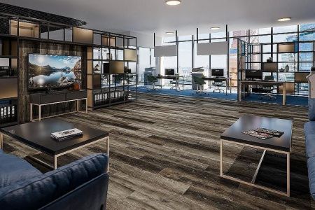 Кварцвиниловая плитка Damy Floor FAMILY LVT TCM369-7-LVT Дуб Рустикальный Черный толщина 0.25 см 43 класс 1227х187