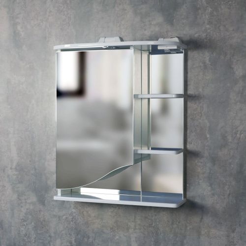 Зеркало-шкаф Onika Виола 206004 60х70 подвесной цвет белый - фото 2