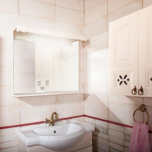 Зеркало с подсветкой Бриклаер Кантри 4627125413612 90х70 подвесное - фото 4