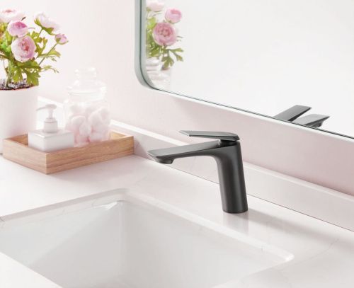 Смеситель Arrow AMP1145LF90 на раковину серый - фото 4