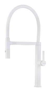 Смеситель для кухни Paulmark LEADER Le214101-WH на мойку белый