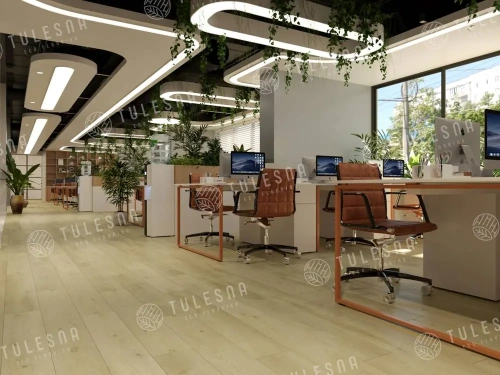 SPC ламинат Tulesna Ottimo 1004-3 Modesto толщина 0.4 см 43 класс 1220х183 - фото 3