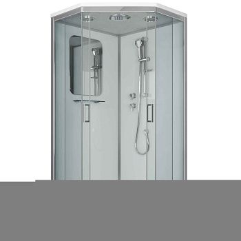 Душевая кабина Niagara Premium 60010114D 90х90 пятиугольная с крышей ориентация универсальная