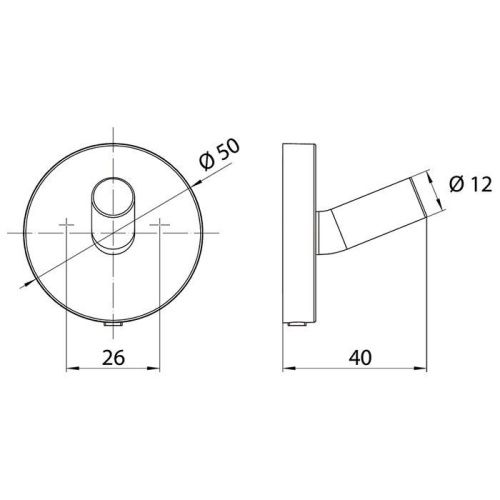 Крючок Emco Round 4375 139 00 - фото 2
