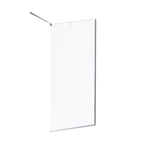 Душевая перегородка Am.Pm Func W84WI-90-F1-MTE 90х200 стекло прозрачное профиль хром - фото 2