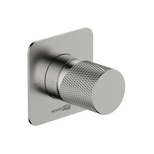 Смеситель для душа Wasserkraft Tauber 6400 6451 встраиваемый в стену никель - фото 2